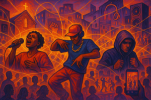 Evangelho, batidão e vivência: o que gospel, funk e trap ensinam sobre comunidade.